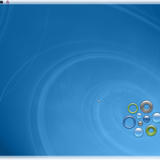 My empty OpenSolaris Desktop at work.